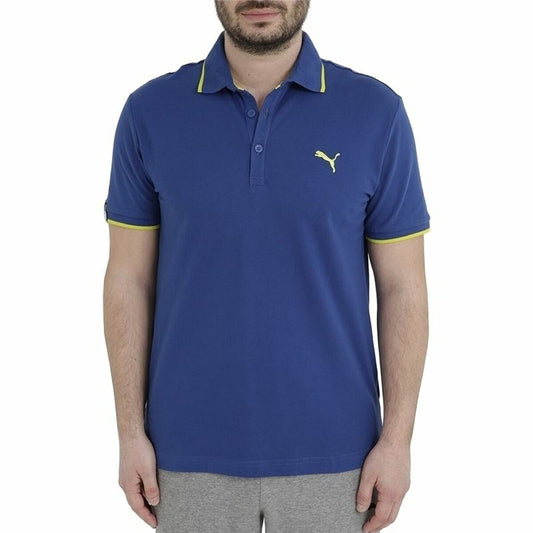 Herenpolo met Korte Mouwen Puma Monaco Donkerblauw