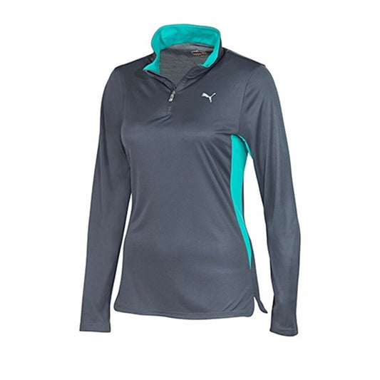 Dames-T-Shirt met Lange Mouwen Puma Grijs