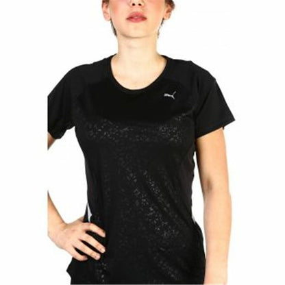 Dames-T-Shirt met Korte Mouwen Puma  Graphic Tee Zwart