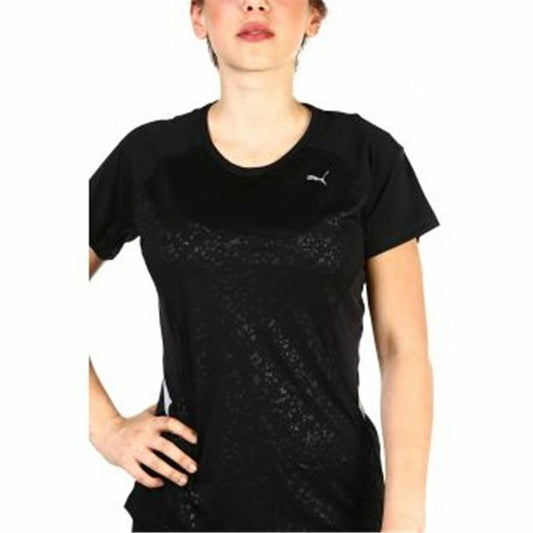 Dames-T-Shirt met Korte Mouwen Puma  Graphic Tee Zwart