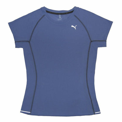 Dames-T-Shirt met Korte Mouwen Puma Pe Running Tee Blauw