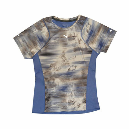 Dames-T-Shirt met Korte Mouwen Puma Graphic Tee Blauw