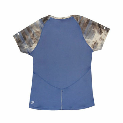 Dames-T-Shirt met Korte Mouwen Puma Graphic Tee Blauw