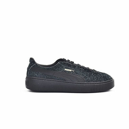 Sportschoenen voor Dames Puma Suede Platform Eletal Zwart
