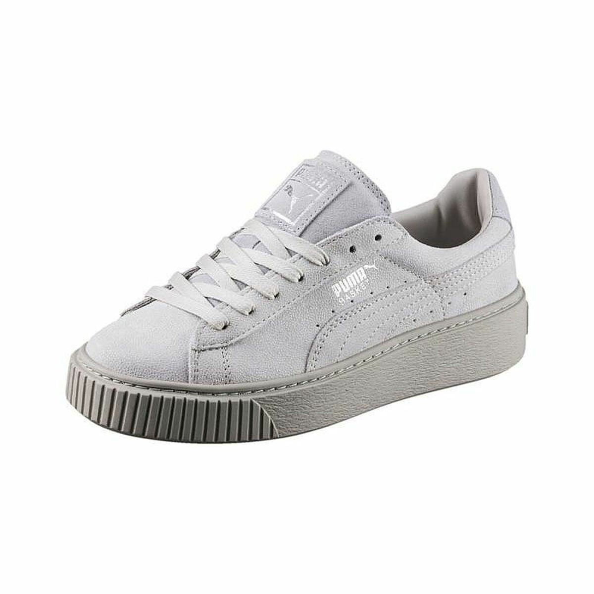 Sportschoenen voor Dames Puma Basket Platform Reset Wit
