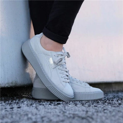 Sportschoenen voor Dames Puma Basket Platform Reset Wit
