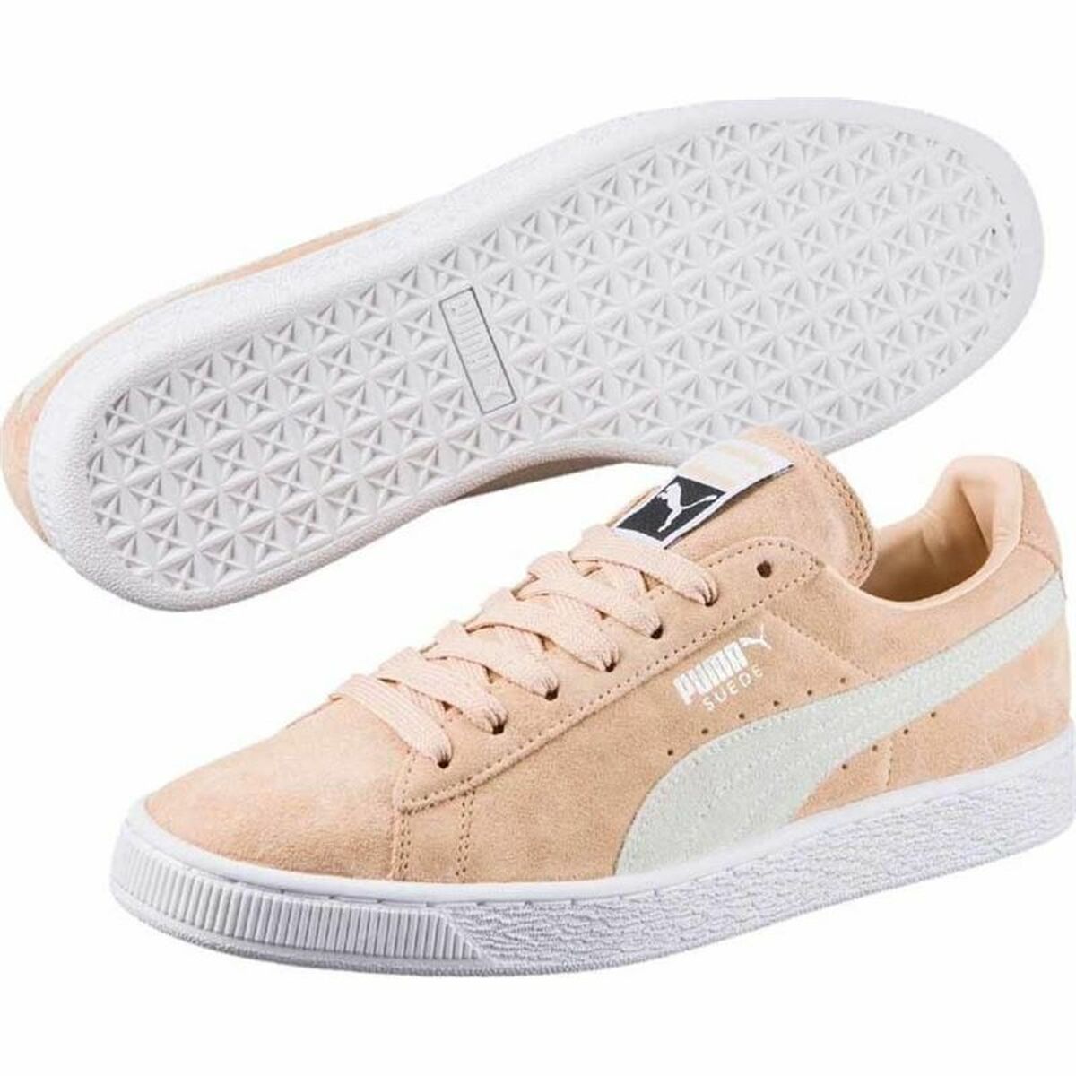 Casual Herensneakers Puma Suede Classic + Natural  Beige