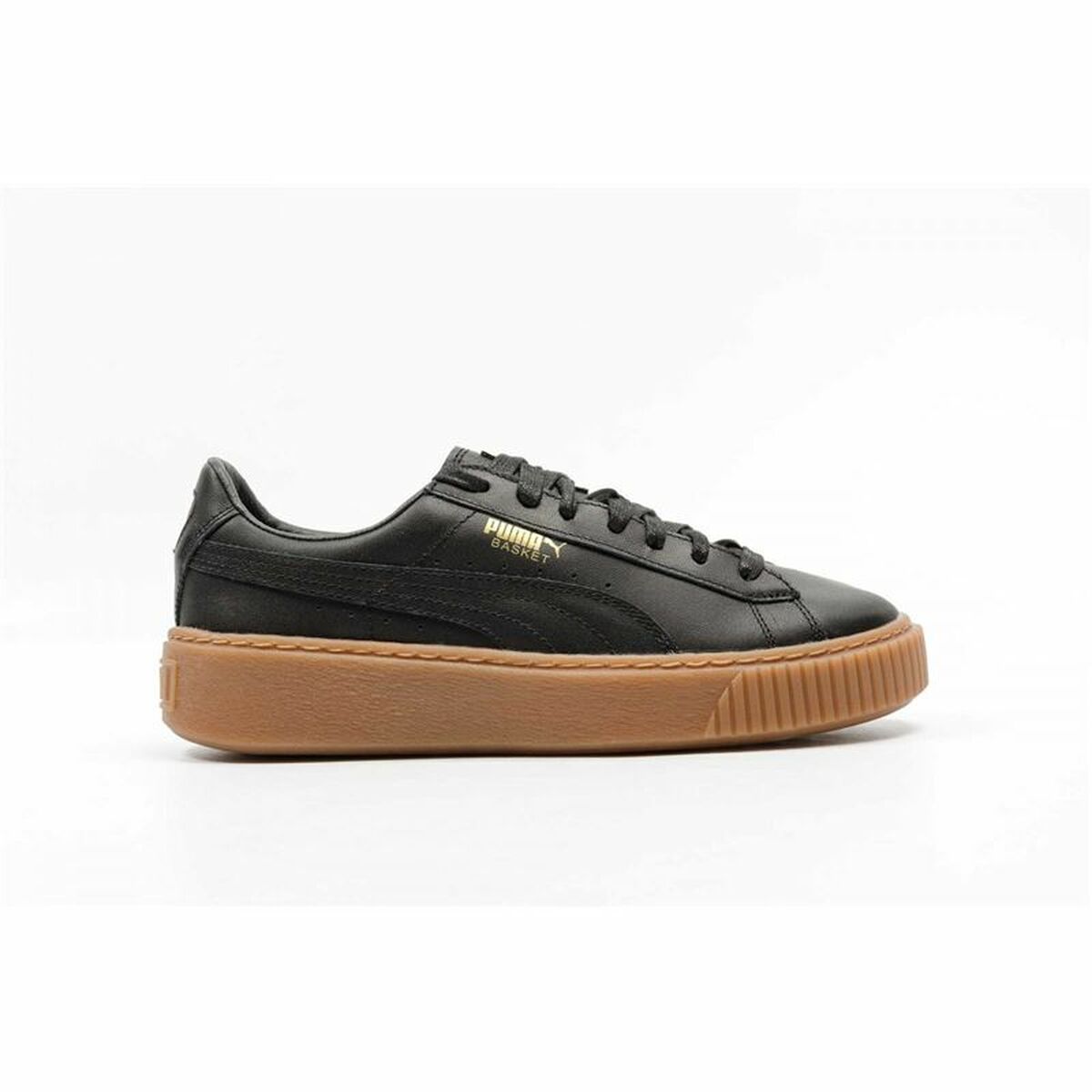 Dames casual sneakers Puma Basket Platform Core Zwart