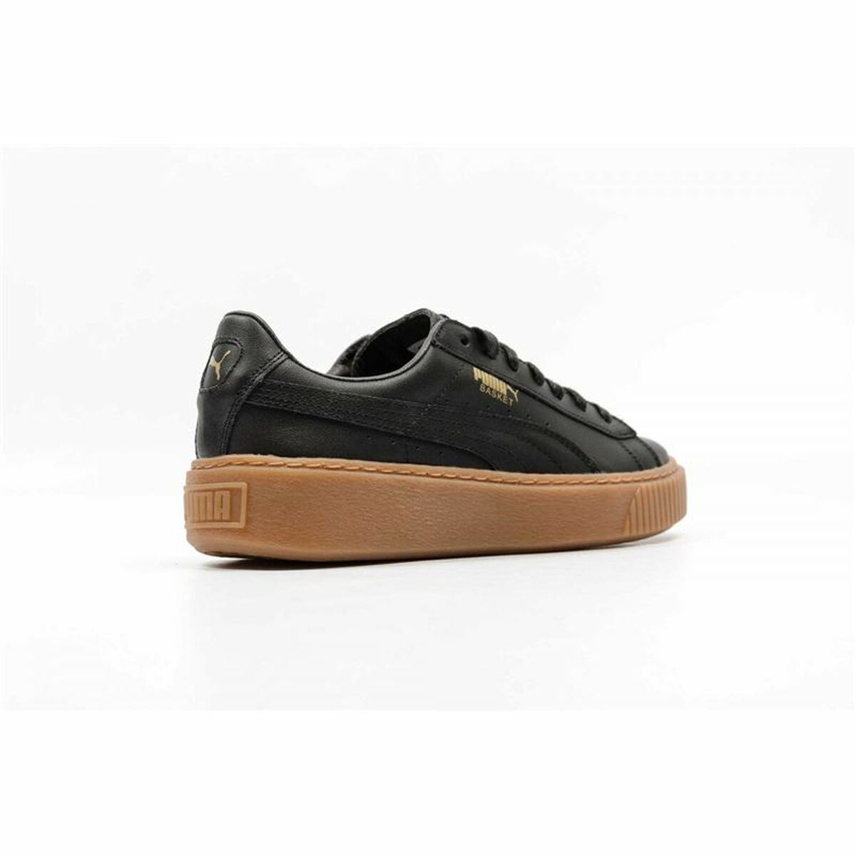 Dames casual sneakers Puma Basket Platform Core Zwart