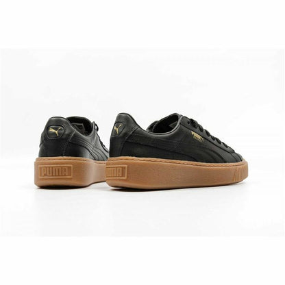 Dames casual sneakers Puma Basket Platform Core Zwart