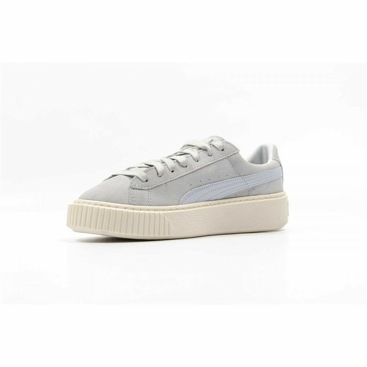 Sportschoenen voor Dames Puma Suede Platform Lichtgrijs