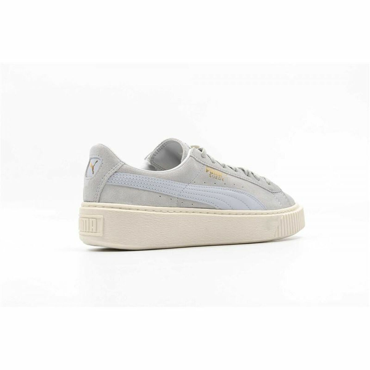 Sportschoenen voor Dames Puma Suede Platform Lichtgrijs