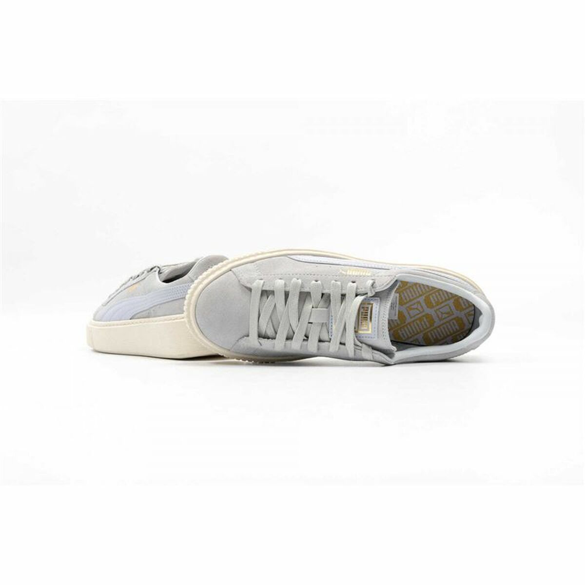 Sportschoenen voor Dames Puma Suede Platform Lichtgrijs