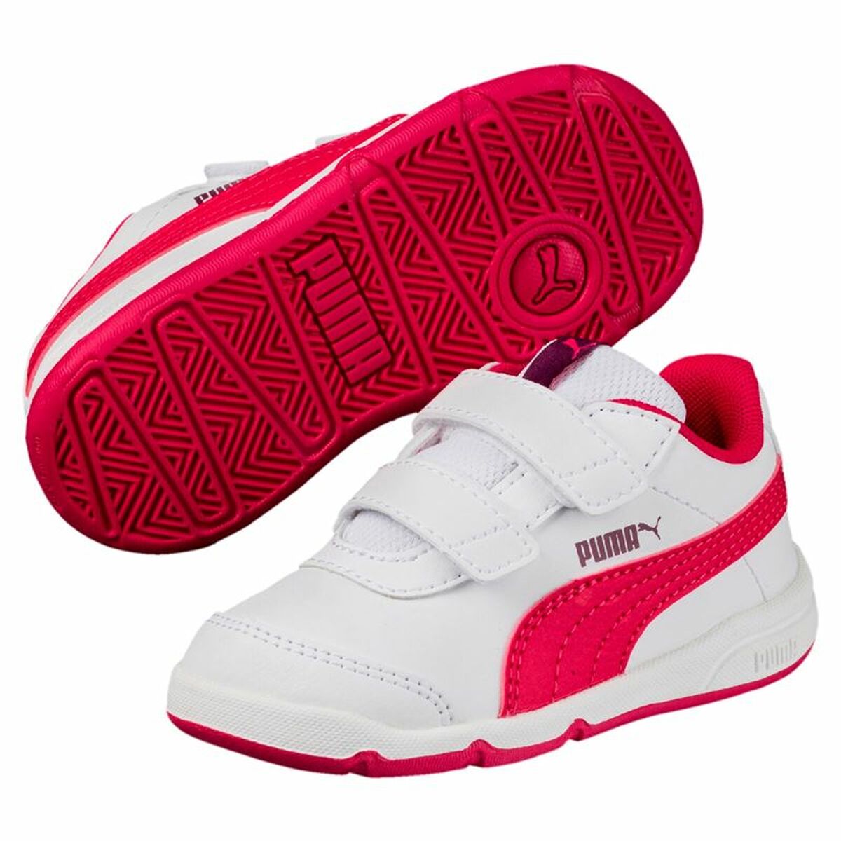 Casual Kindersneakers Puma  Stepfleex 2 SL V PS Rood Wit