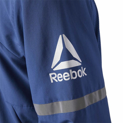 Heren Sportjas Reebok Run Woven Donkerblauw