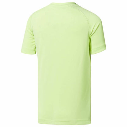 Heren-T-Shirt met Korte Mouwen Reebok Sportswear B Wor Limoengroen