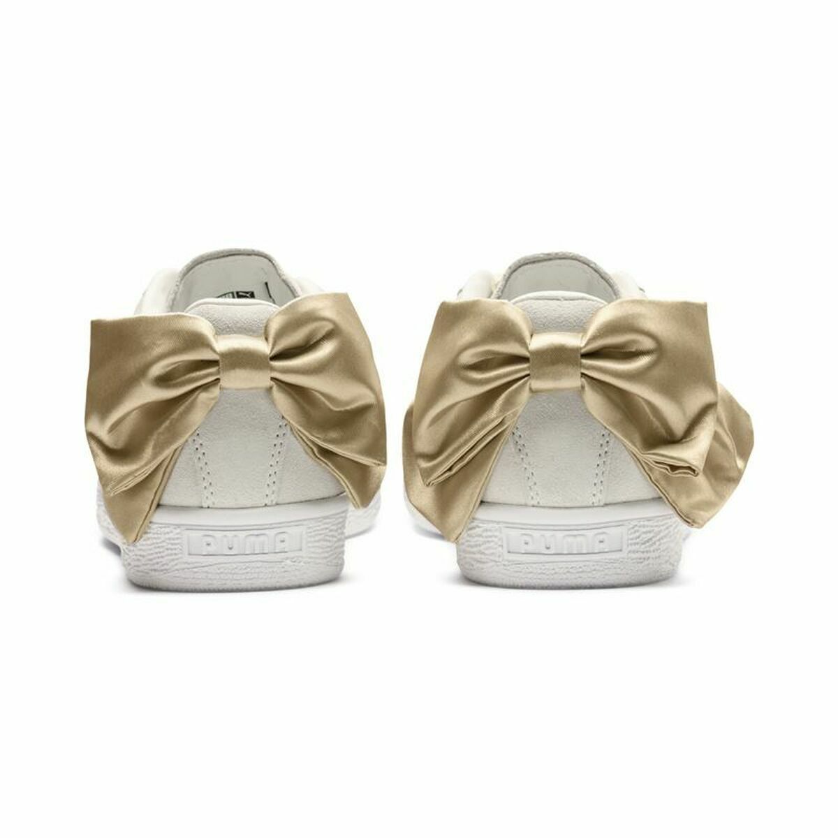 Dames casual sneakers Puma Sportswear Suede Bow Varsity Beige