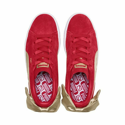 Dames casual sneakers Puma Sportswear Suede Bow Varsity Rood