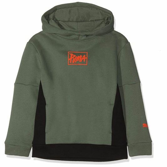 Uniseks Hoodie Puma Style Hoody B Laurel Wreath Olijf