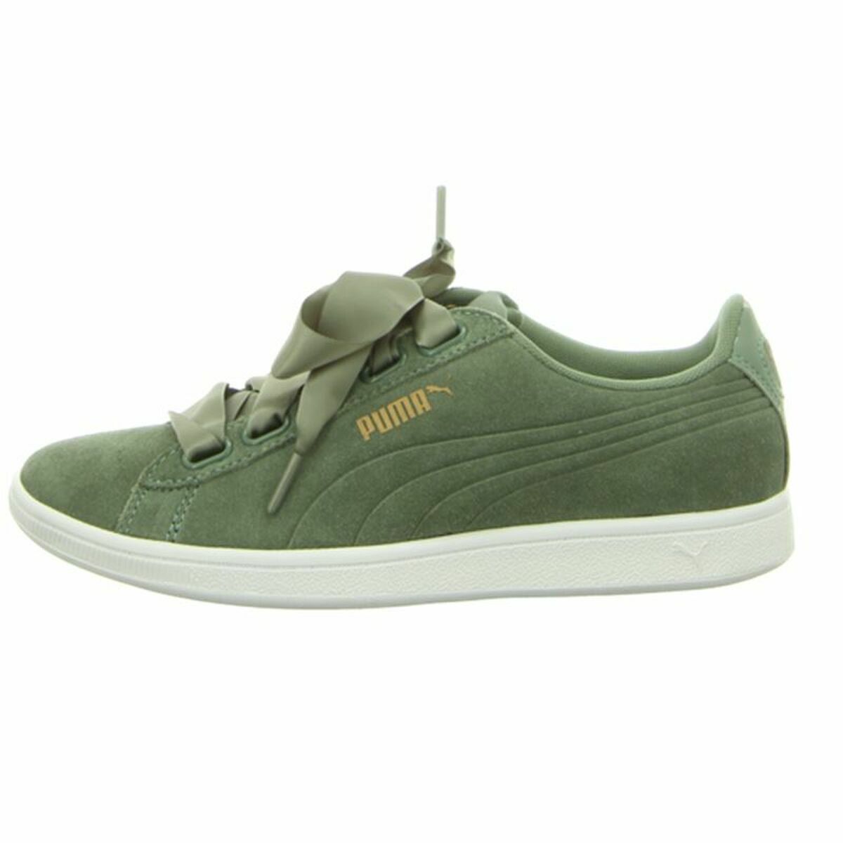 Sportschoenen voor Dames Puma Vikky Ribbon Sd P Olijf