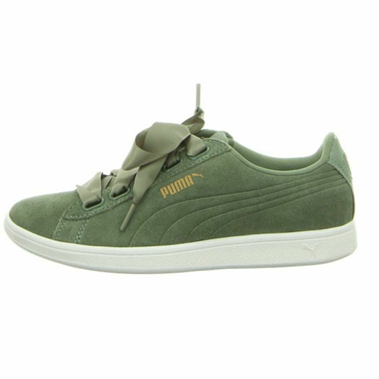 Sportschoenen voor Dames Puma Vikky Ribbon Sd P Olijf