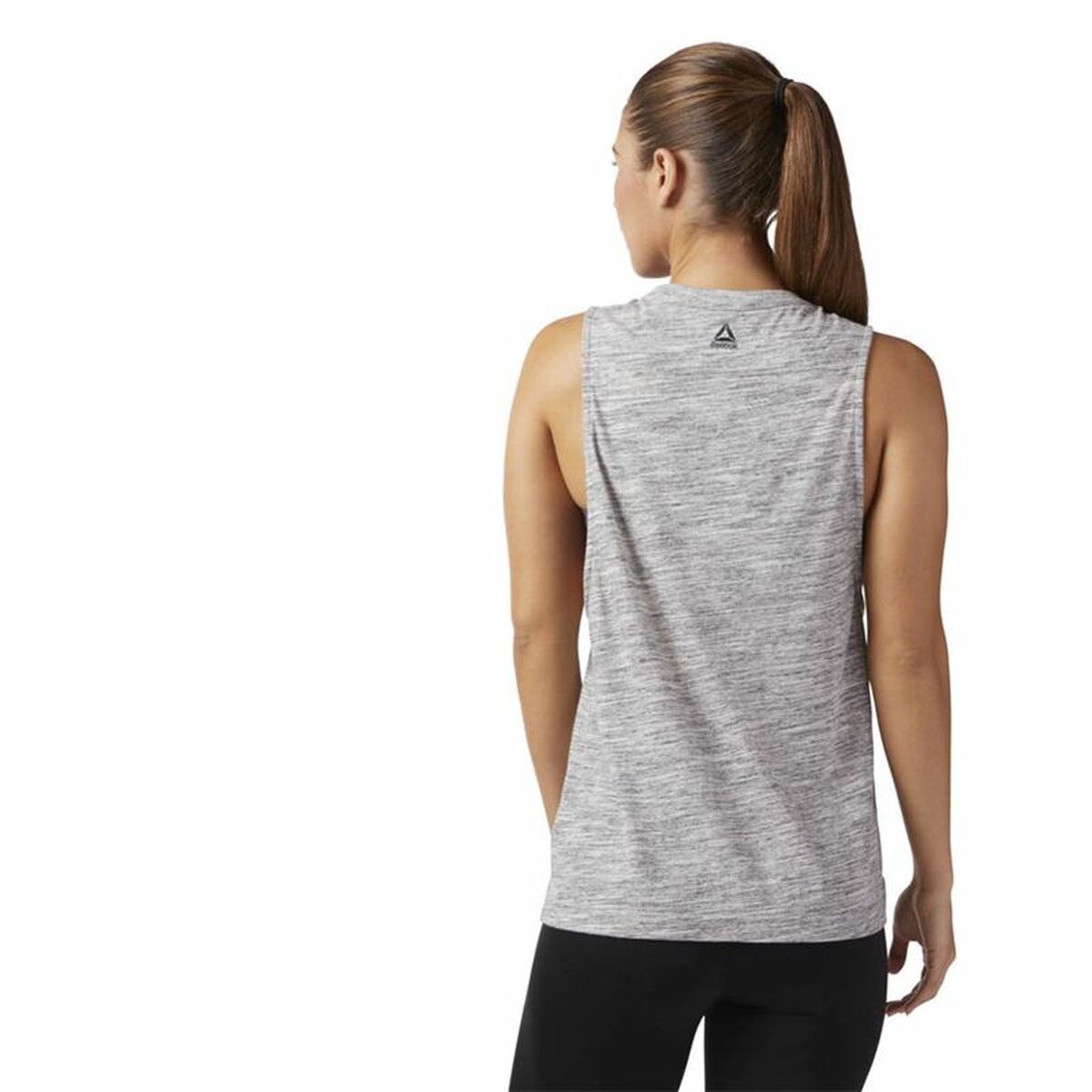 Tank Top Dames Reebok Marble Muscle Lichtgrijs