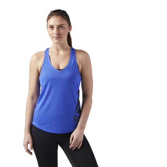 Tank Top Dames Reebok Wor Mesh Tank Graphic