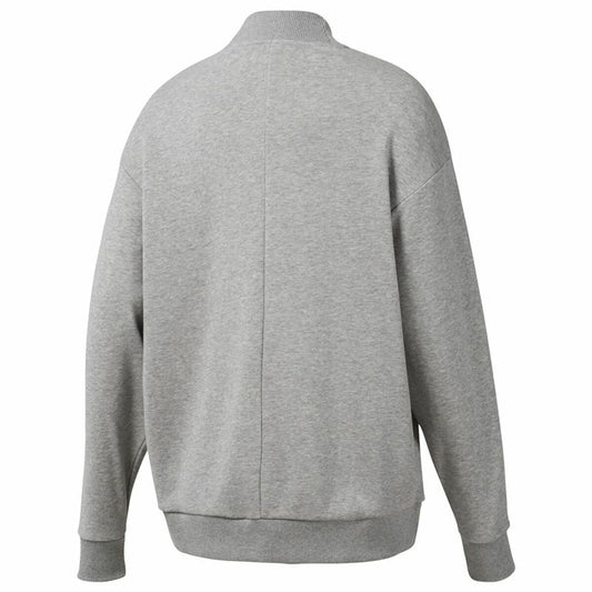 Damessweater zonder Capuchon Reebok Terry Crew Lichtgrijs