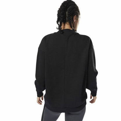 Damessweater zonder Capuchon Reebok Supply Crew Zwart