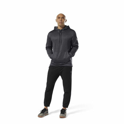 Dameshoodie Reebok Ready Poly Fleece Donker grijs