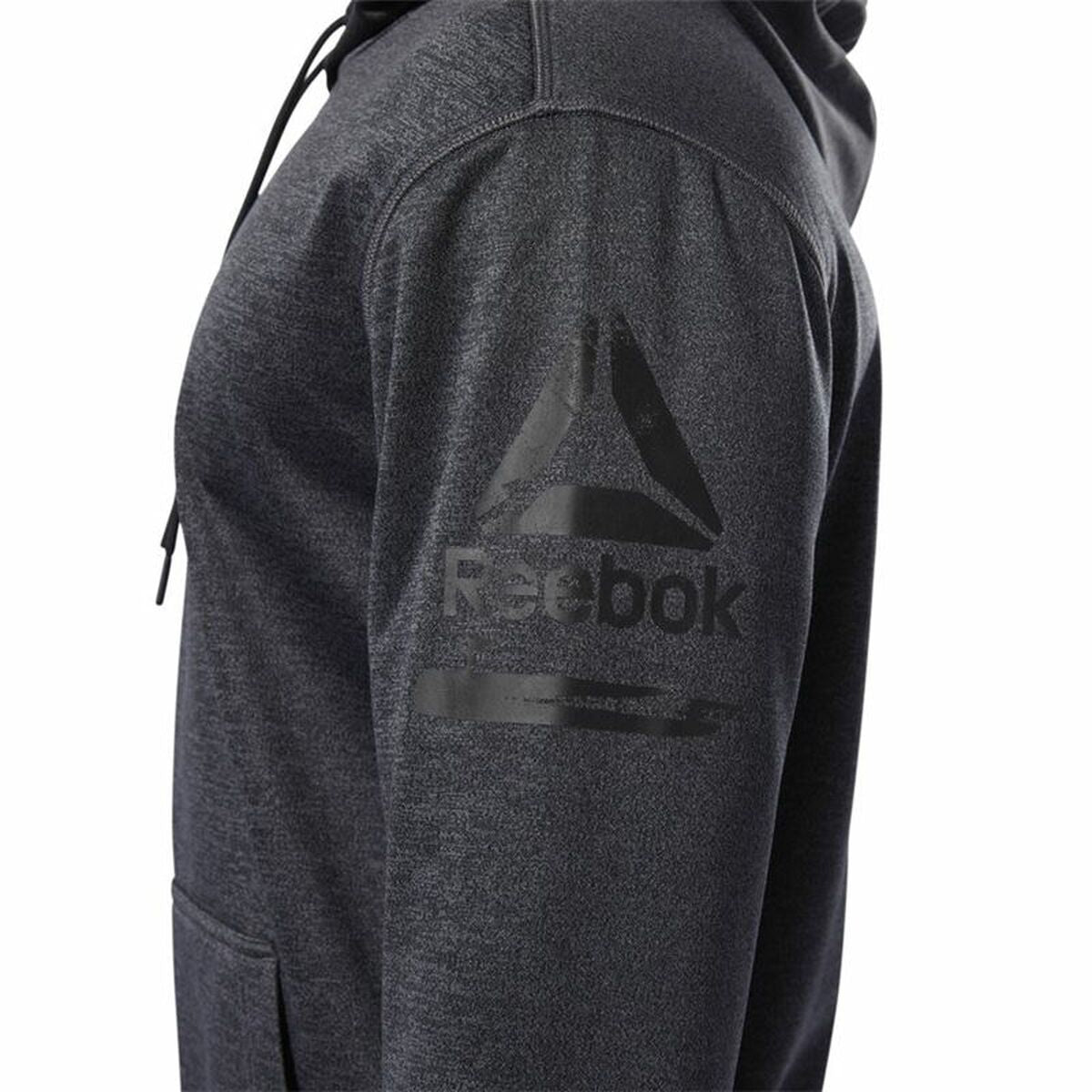 Dameshoodie Reebok Ready Poly Fleece Donker grijs