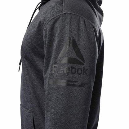 Dameshoodie Reebok Ready Poly Fleece Donker grijs