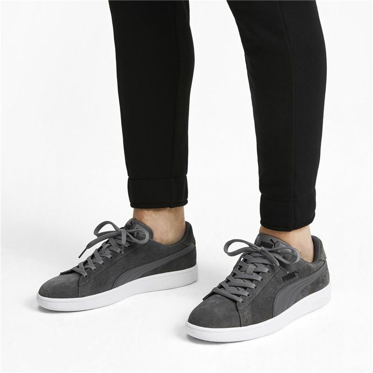 Casual Herensneakers Puma Smash V2  Grijs