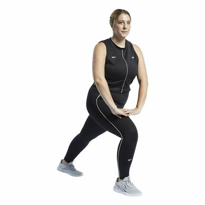 Sportleggings Reebok Studio Lux Perform Zwart