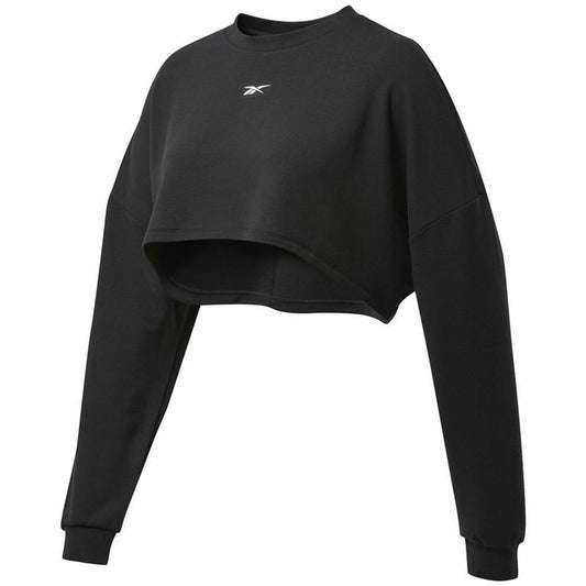 Dames T-shirt lange mouwen Reebok Studio Maternity Restorative Zwart