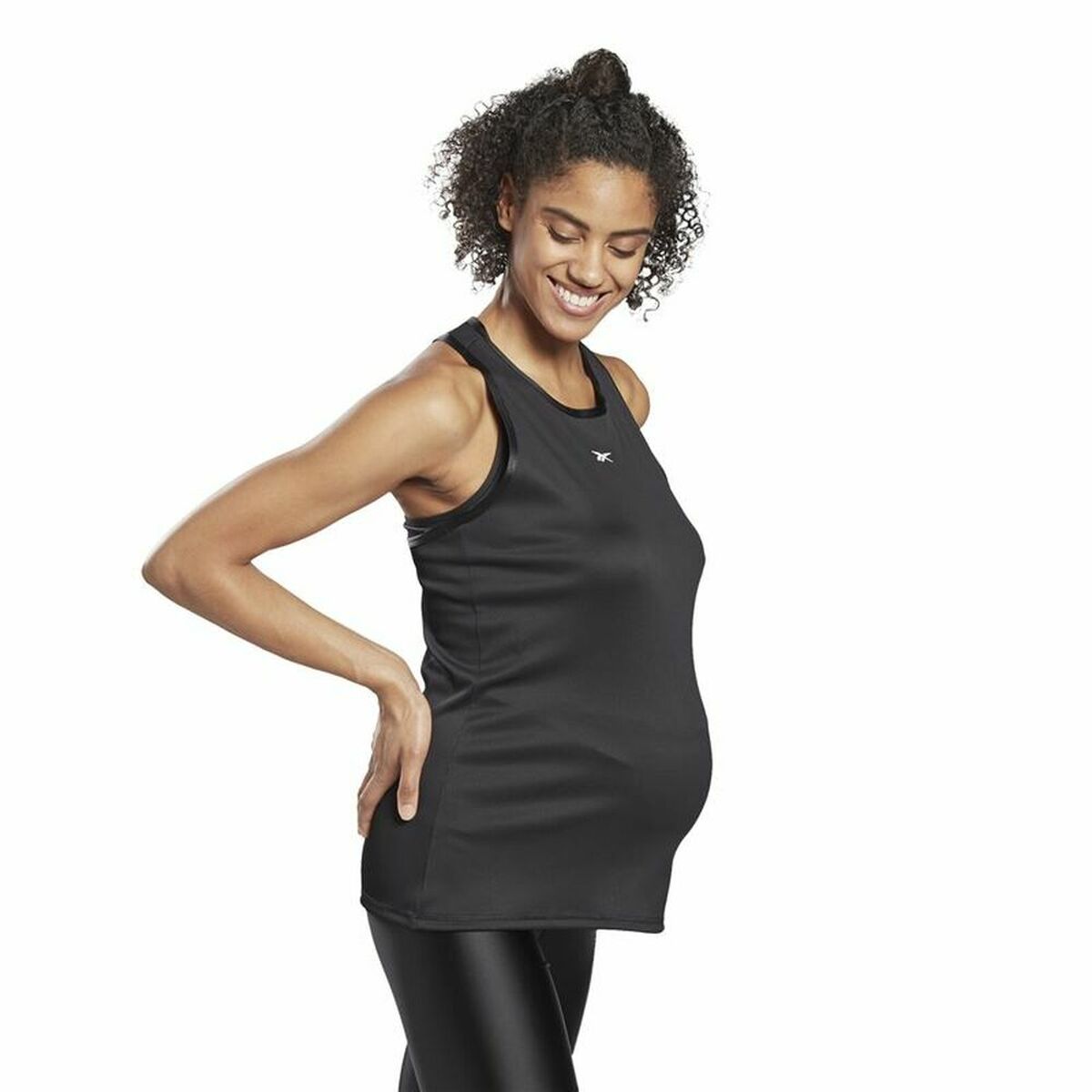 Tank Top Dames Reebok Studio Maternity Restorative Zwart