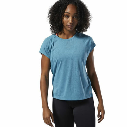 Dames Mouwloos T-shirt Reebok Burnout Blauw