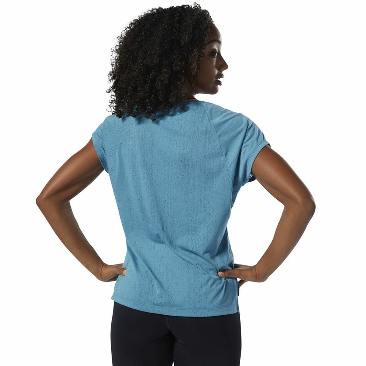 Dames Mouwloos T-shirt Reebok Burnout Blauw