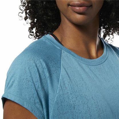 Dames Mouwloos T-shirt Reebok Burnout Blauw