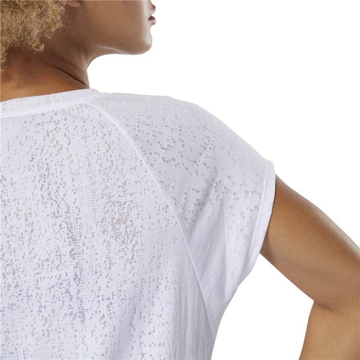Dames Mouwloos T-shirt Reebok Burnout Wit