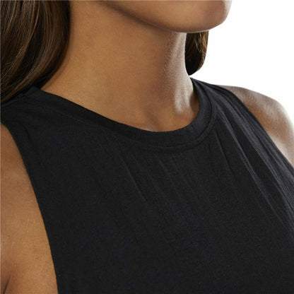 Dames Mouwloos T-shirt Reebok Burnout Zwart