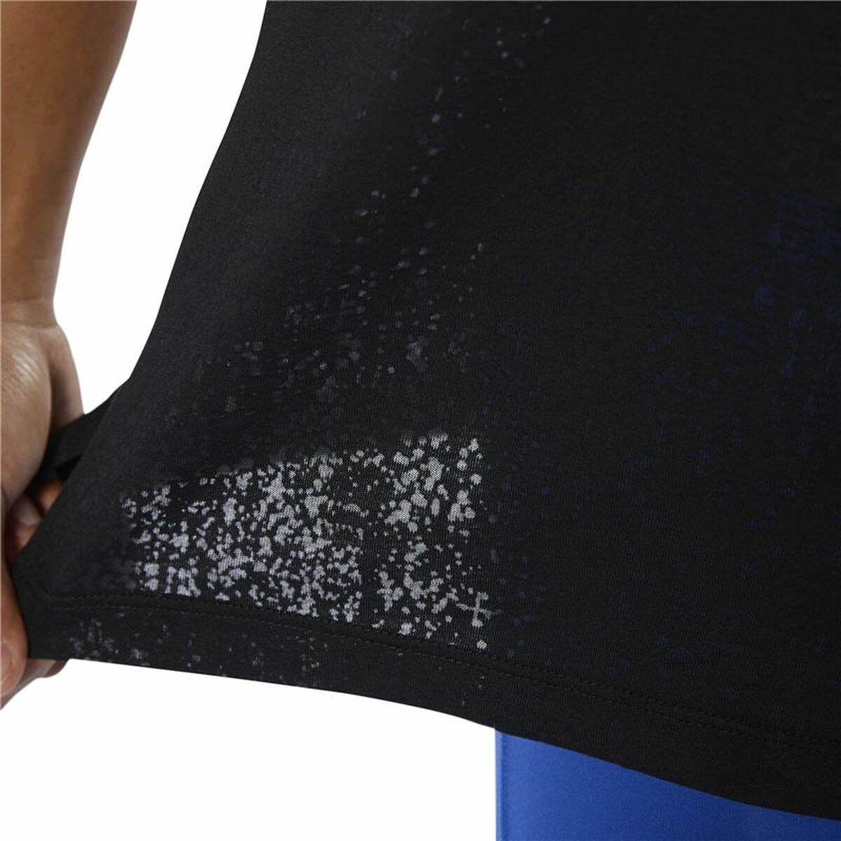 Dames Mouwloos T-shirt Reebok Burnout Zwart
