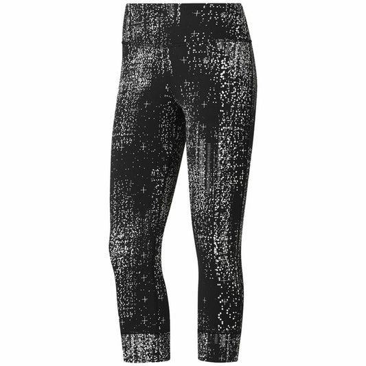Sportleggings voor Dames Reebok Lux 3/4 Zwart