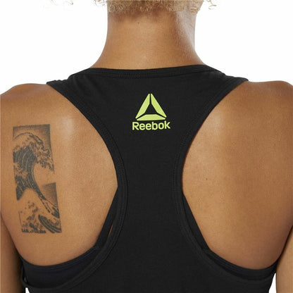 Dames Mouwloos T-shirt Reebok 1895 Race Zwart
