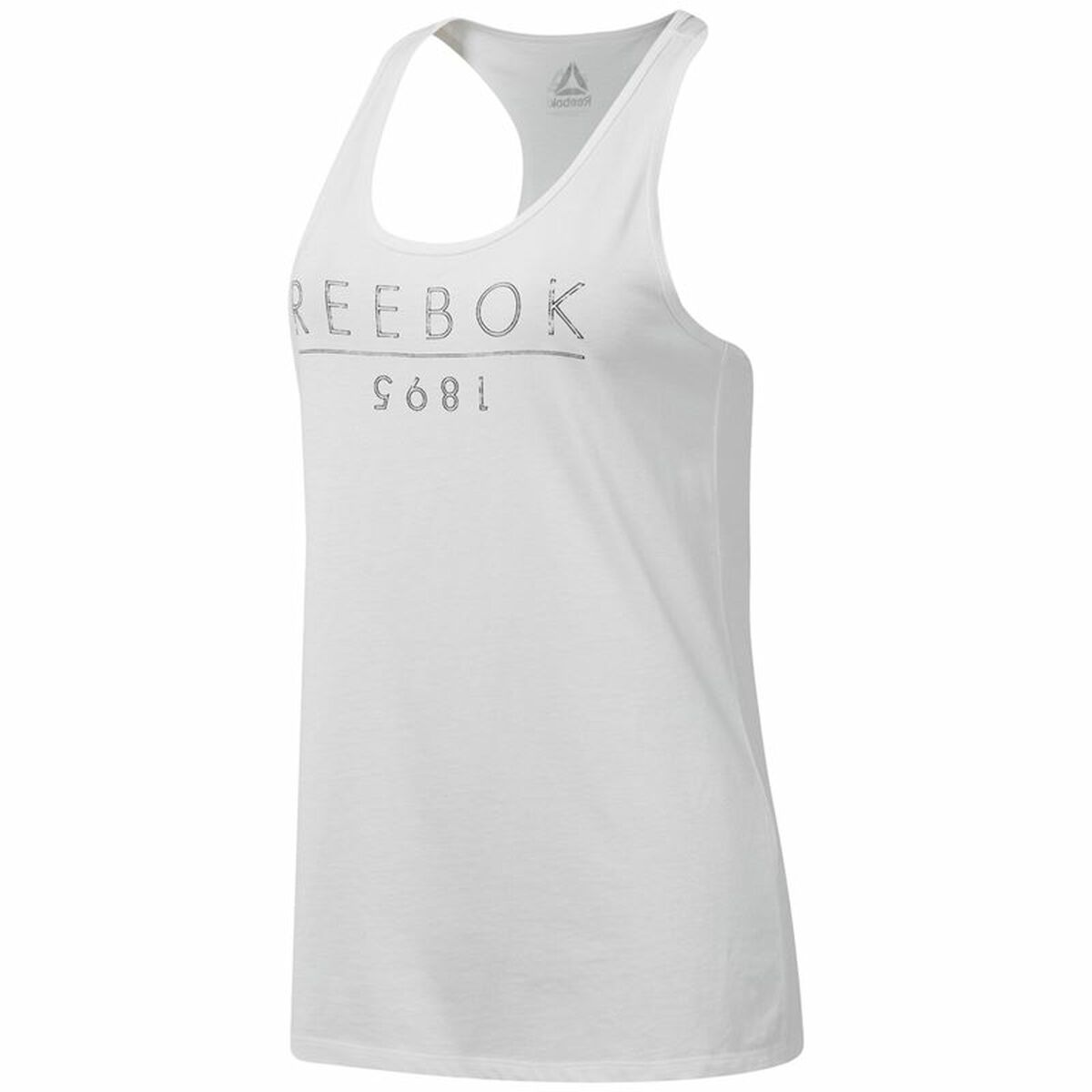 Dames Mouwloos T-shirt Reebok 1895 Race Wit