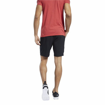Sportbroekje voor heren Reebok Workout Ready Graphic Zwart