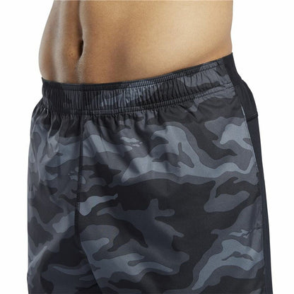Sportbroekje voor heren Reebok Workout Ready Graphic Zwart