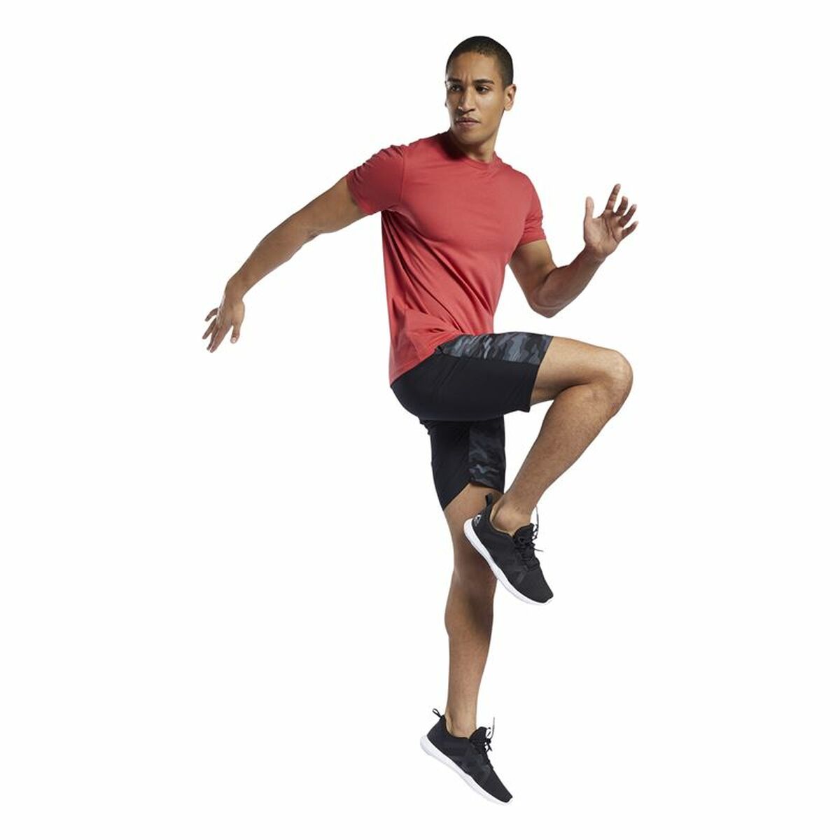 Sportbroekje voor heren Reebok Workout Ready Graphic Zwart