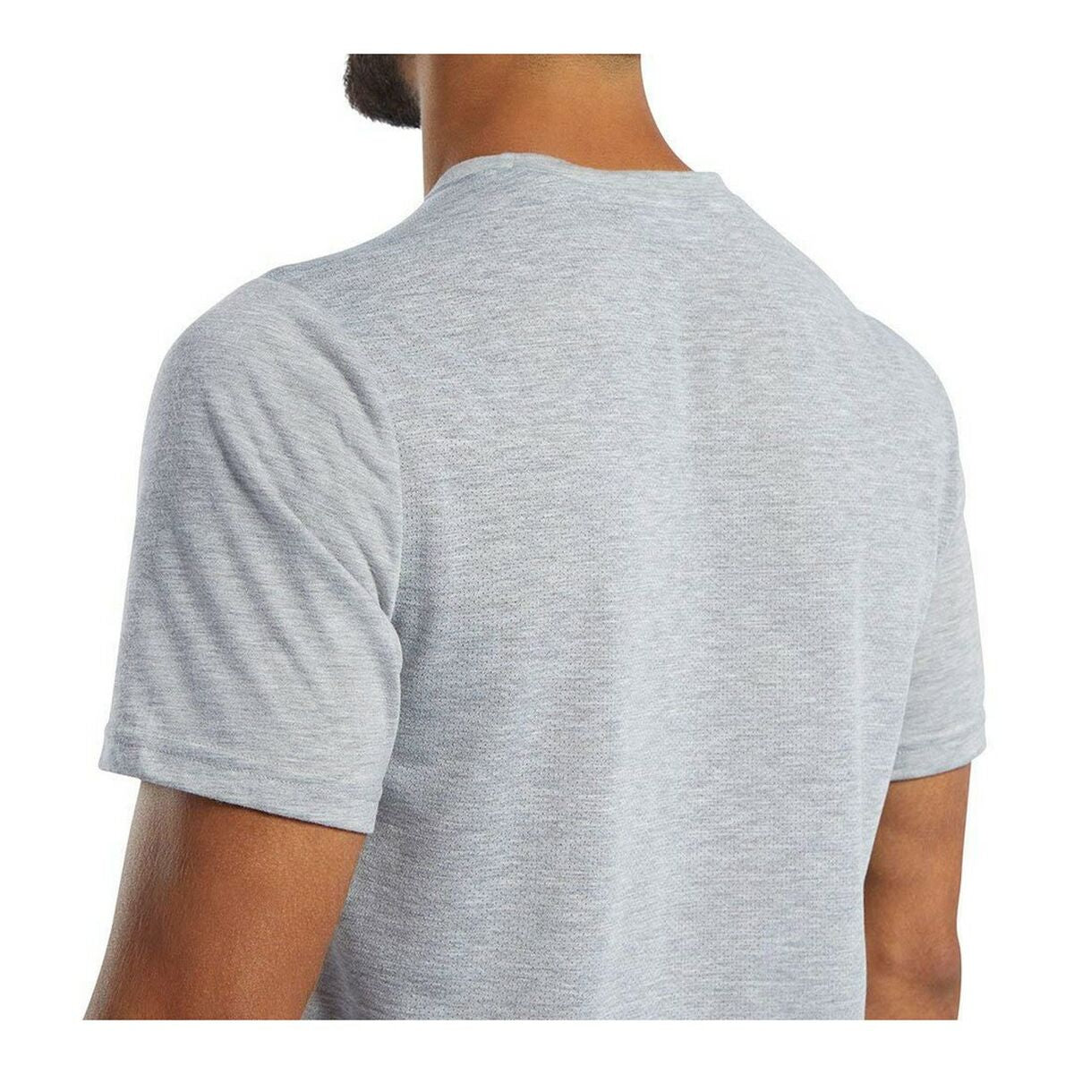 Heren-T-Shirt met Korte Mouwen Reebok Workout Ready Supremium Grijs