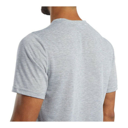 Heren-T-Shirt met Korte Mouwen Reebok Workout Ready Supremium Grijs